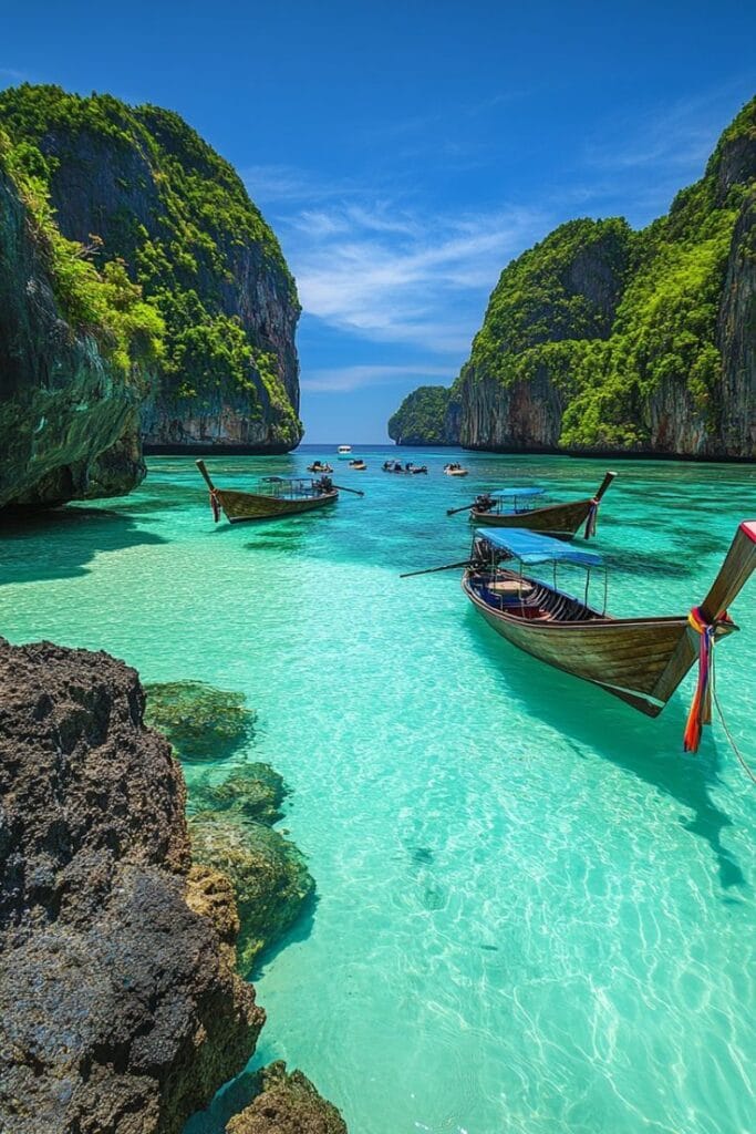 Stunning view of Phuket, a popular destination for travelers flying from Delhi to Bangkok flight.